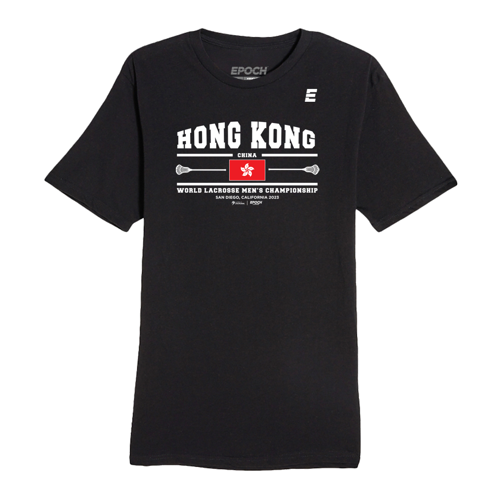 Hong Kong Premium Unisex Short Sleeve Tee Black