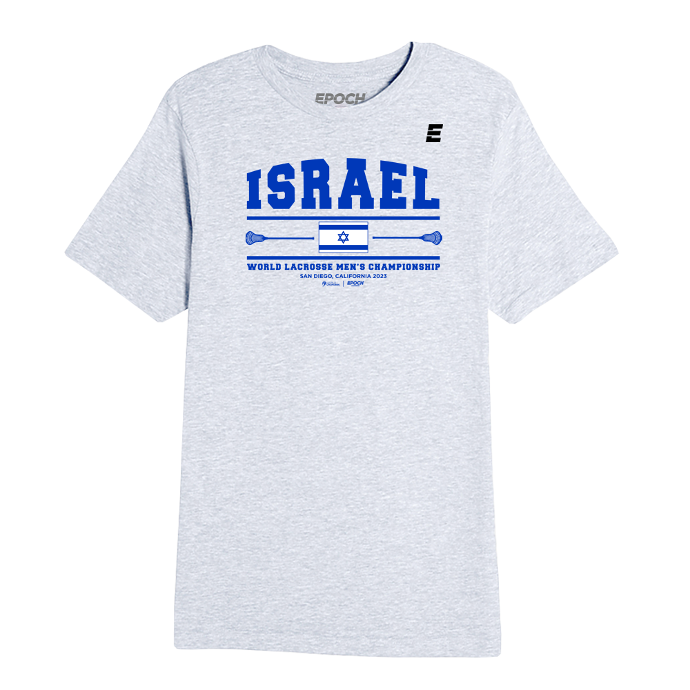 Israel Premium Unisex Short Sleeve Tee Athletic Grey