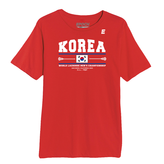 Korea Premium Unisex Short Sleeve Tee Red