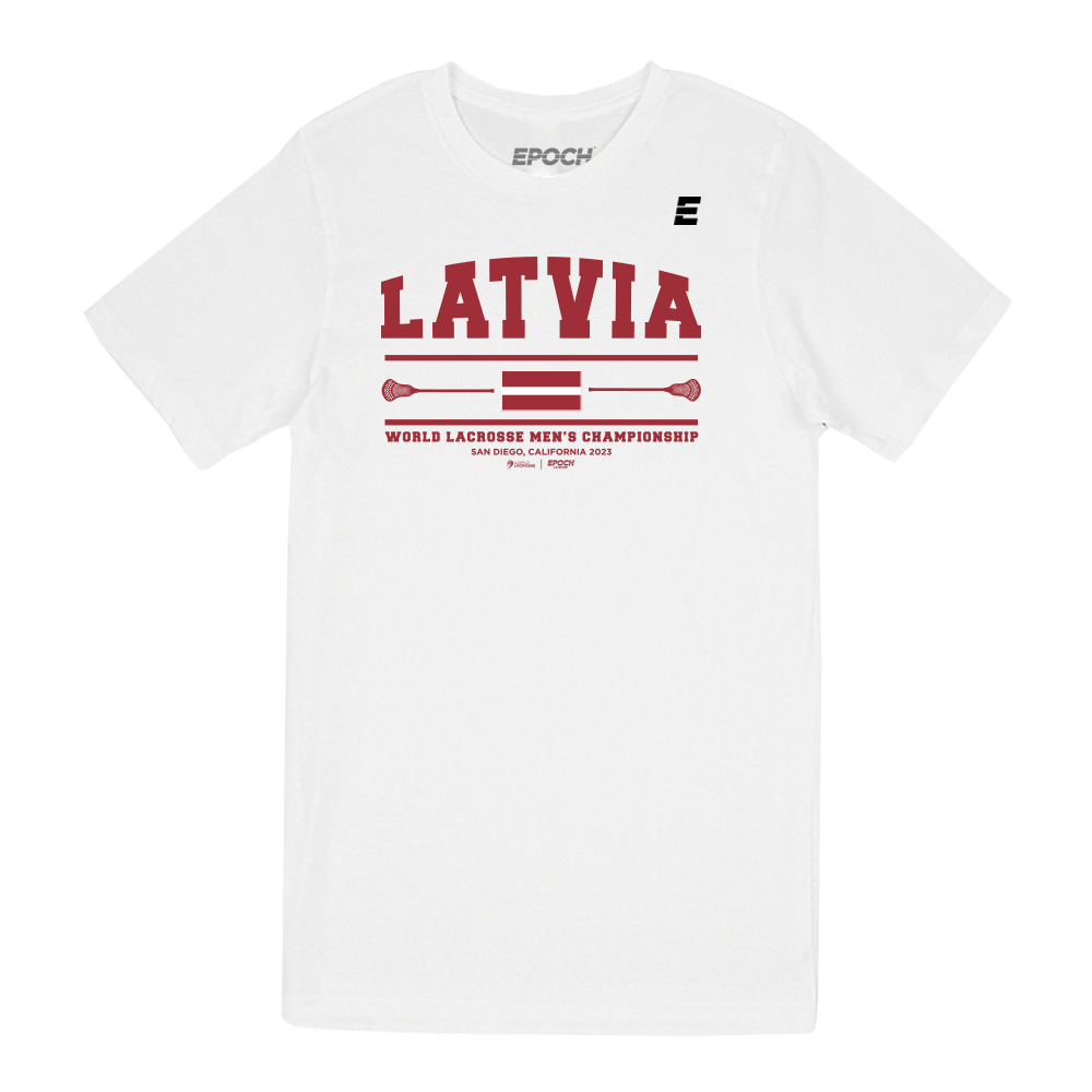 Latvia Premium Unisex Short Sleeve Tee White