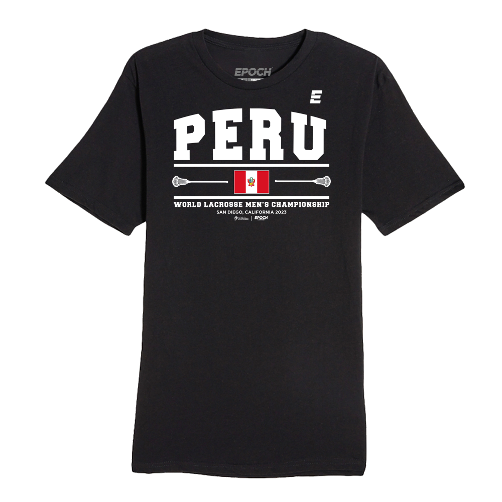 Peru Premium Unisex Short Sleeve Tee Black