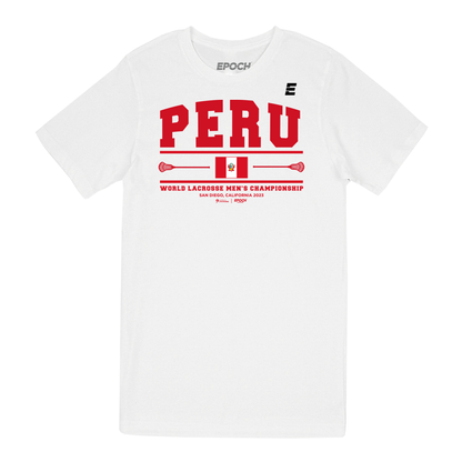 Peru Premium Unisex Short Sleeve Tee White