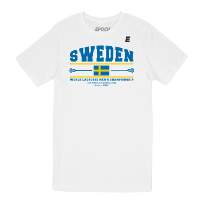 Sweden Premium Unisex Short Sleeve Tee White
