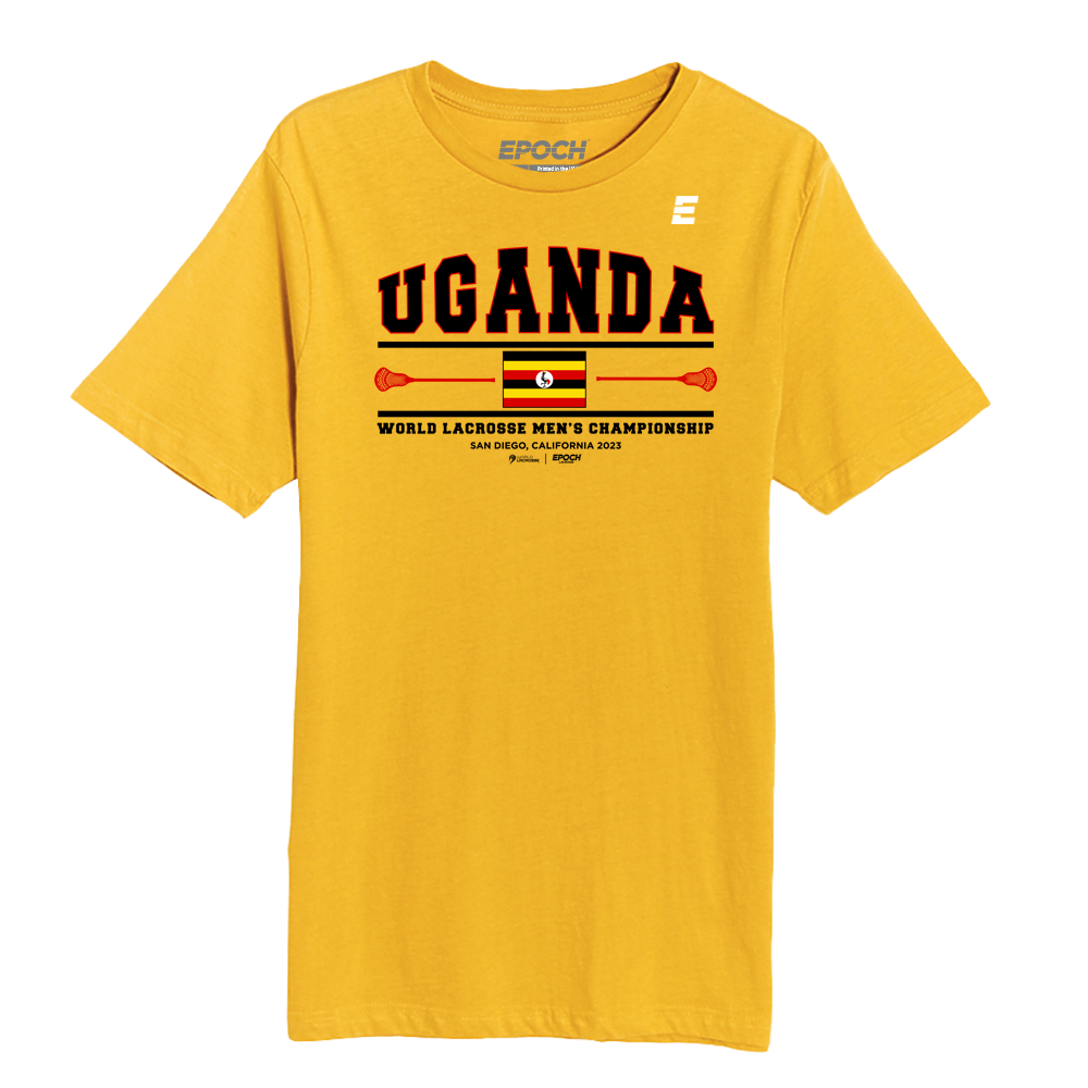 Uganda Premium Unisex Short Sleeve Tee Gold