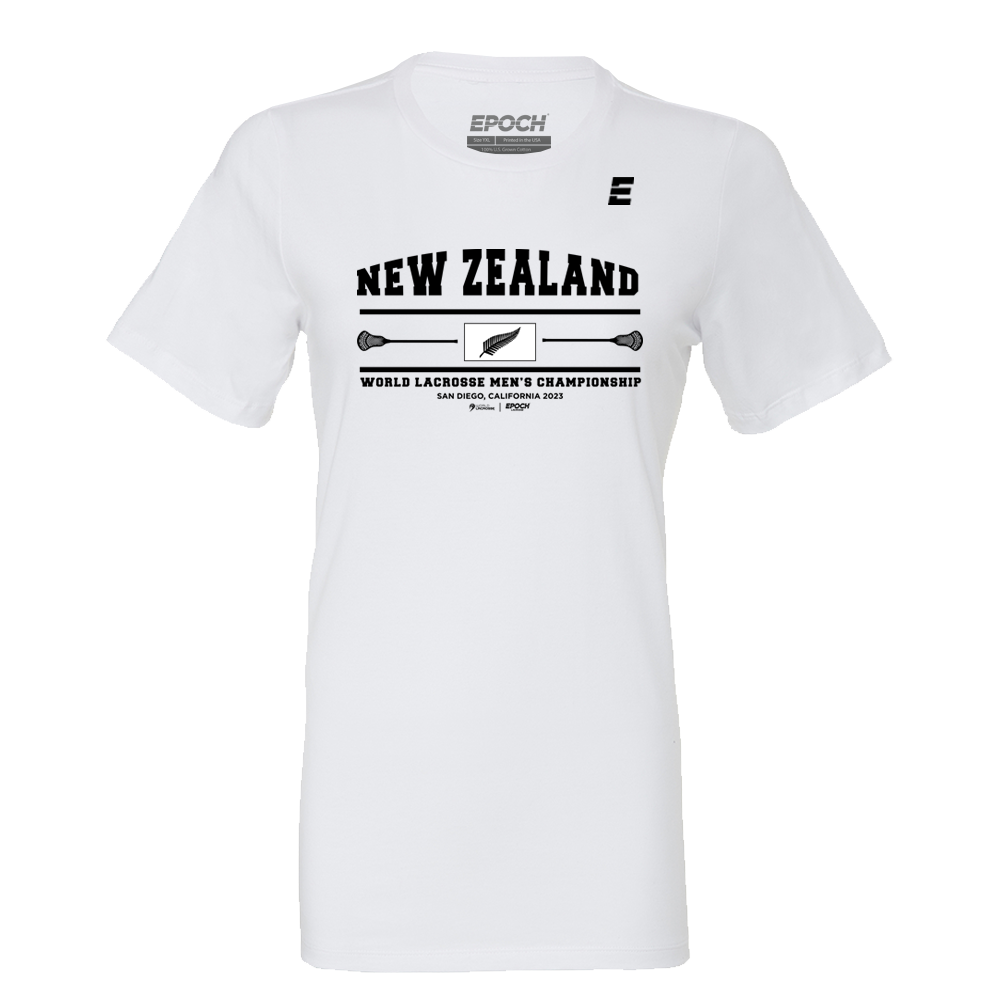 New Zealand Premium Womens Short Sleeve Tee White