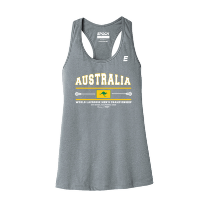 Australia Premium Womens Tank Athletic Grey