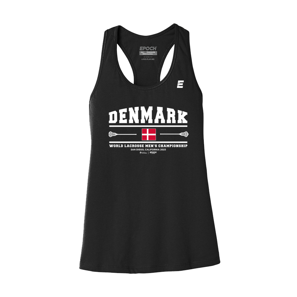 Denmark Premium Womens Tank Black