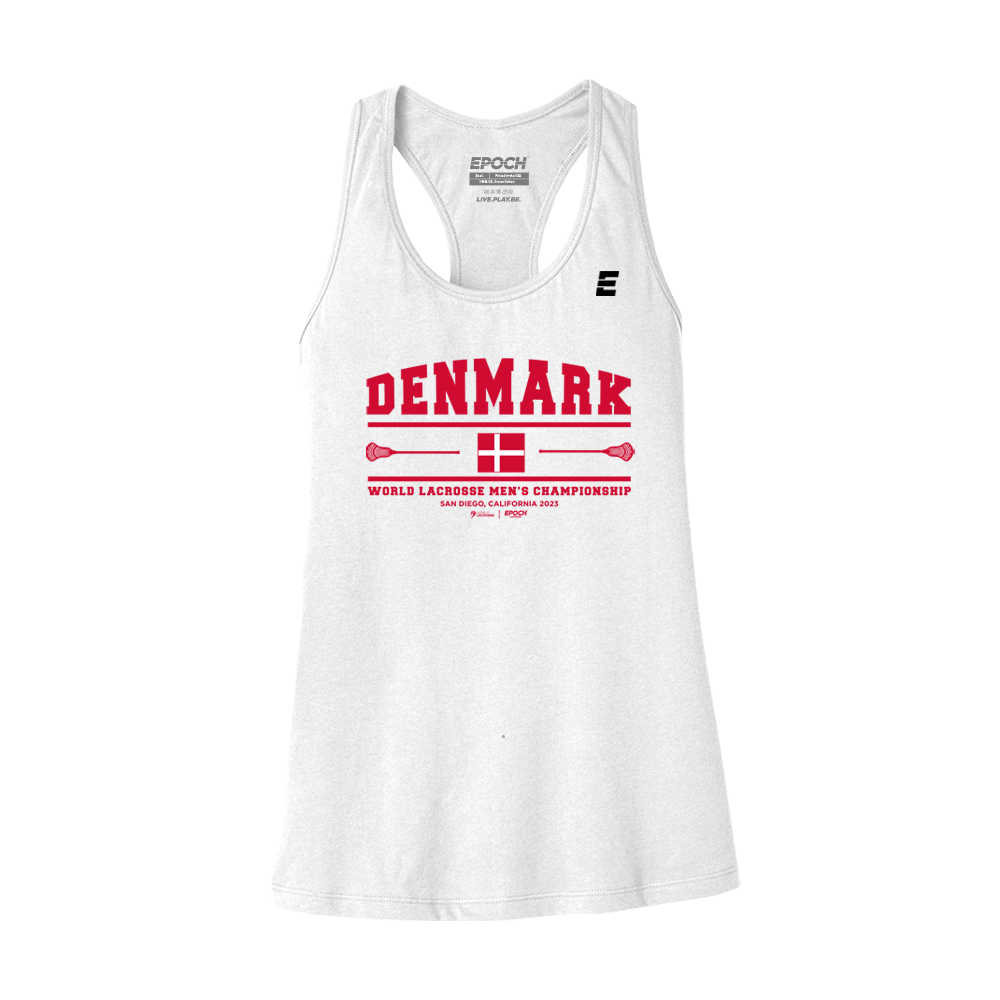 Denmark Premium Womens Tank White