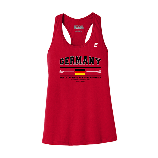 Germany Premium Womens Tank Red
