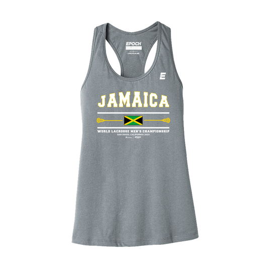 Jamaica Premium Womens Tank Athletic Grey