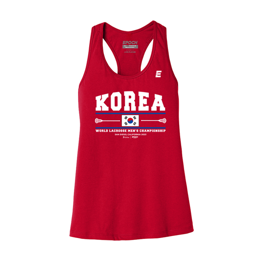 Korea Premium Womens Tank Red