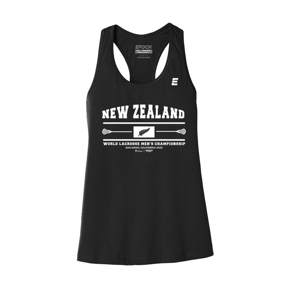New Zealand Premium Womens Tank Black