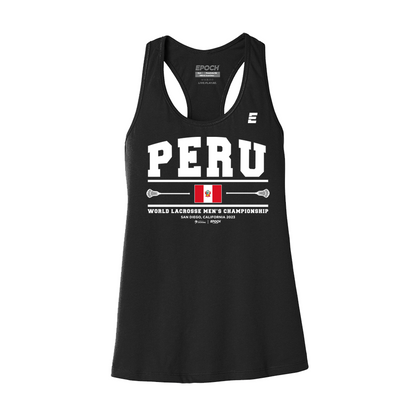 Peru Premium Womens Tank Black