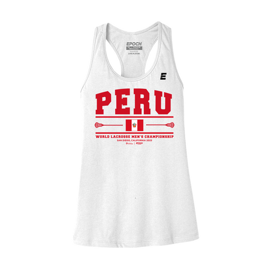 Peru Premium Womens Tank White