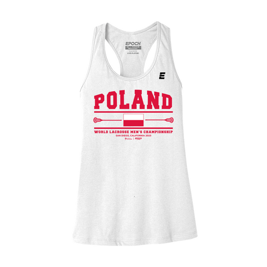 Poland Premium Womens Tank White