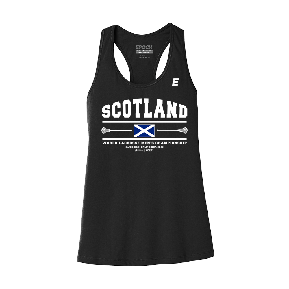 Scotland Premium Womens Tank Black