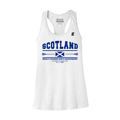 Scotland Premium Womens Tank White