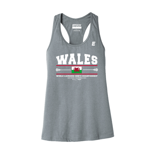 Wales Premium Womens Tank Athletic Grey