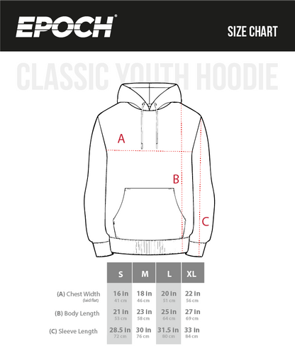 Poland Classic Youth Hoodie Athletic Grey