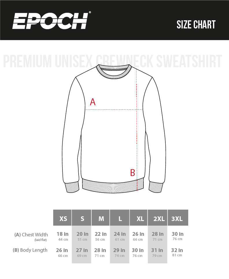 Korea Premium Unisex Crewneck Sweatshirt Athletic Grey