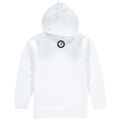 Denmark Premium Unisex Hoodie Sweatshirt White