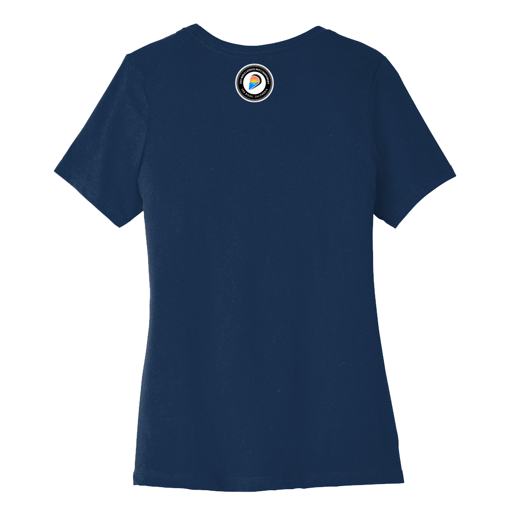 USA Premium Womens Short Sleeve Tee Navy – worldlacrosse | T-Shirts