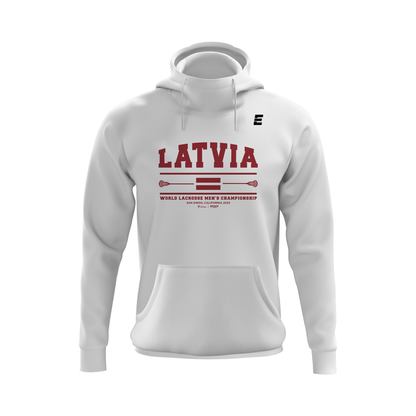 Latvia Scuba Hoodie White