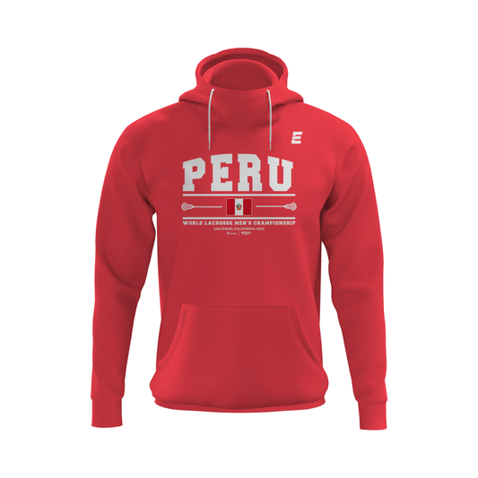 Peru Scuba Hoodie Red