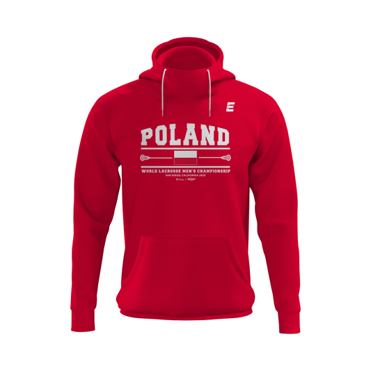 Poland Scuba Hoodie Red