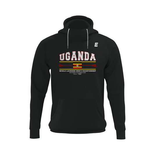 Uganda Scuba Hoodie Black